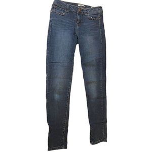 Kensie Jeans Womens You Look Pretty Skinny Denim Stretch Mid Rise Blue Size 27